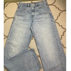 Banana Republic Surplus Relaxed High Rise jeans, carpenter's loop, size 28 Long
